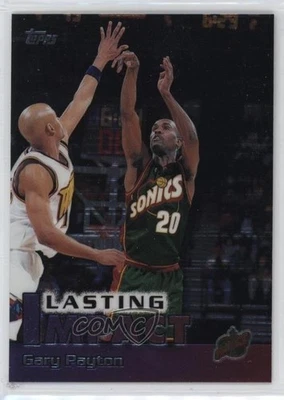 1999-00 Topps Impact Gary Payton #I18 HOF - Image 1 of 2