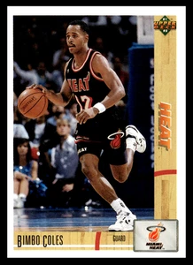 1991-92 Upper Deck Bimbo Coles #149 Miami Heat NBA Basketball - Picture 1 of 2