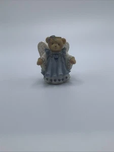 Cherished Teddies Blue Angel With Blue Heart Gem - Picture 1 of 5