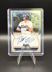 2023 Bowman Chrome Brett Wisely Auto 1st #CPA-BW Rays - Picture 1 of 2