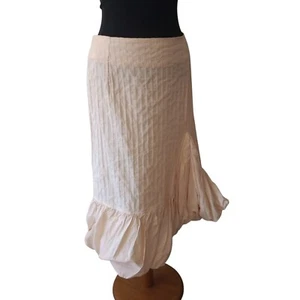 OUT OF XILE Skirt Parachute Balloon Hem Size 3 UK 14 New With Tag Lagenlook - Picture 1 of 15