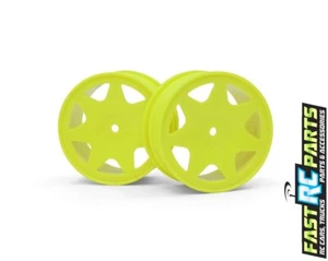 HPI Racing HPI100620 Ultra 7 Wheels Yellow 30mm Brama 10b RTR (2) - Picture 1 of 1