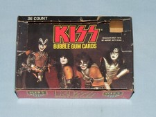 Original 1978 "Kiss" Bumble Gum Cards Empty Box by Aucoin MGT