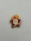 Soviet Union Vladimir Lenin Communist Party USSR Flame Pin Badge Vintage 1x0.8?
