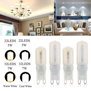 G9 5W 7W Ceramics LED Corn Bulb Capsule Crystal Light White / Warm White Lamp - Picture 1 of 15