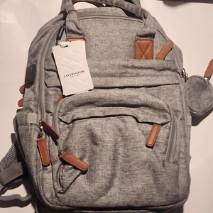 LOVEVOOK Windeltasche Rucksack, 5 in 1 Babytasche mit Wechselstation, wasserdicht - Bild 1 von 4