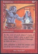 4x Impatience ~ Lightly Played Urza's Destiny MTG Magic x4 4 UltimateMTG Playset