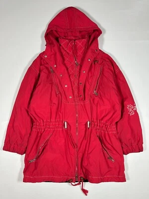 Chaqueta de esquí Bogner roja bordada de colección años 80 para mujer talla grande” Foto 1 de 4
