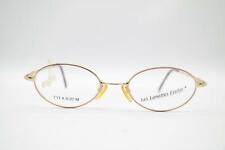 Vintage Essilor 2469 003 Titanium Gold Bronze Oval Glasses Frames NOS