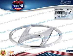 Front Emblem Symbol Mark *H* 86300S1500 ⭐OEM⭐ Hyundai Santa Fe HYBRID 2021-2023 - Bild 1 von 8