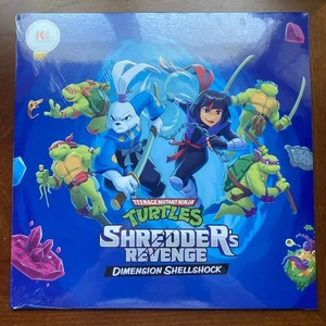NEW Teenage Mutant Ninja Turtles Shredder Revenge Dimension BLACK Vinyl LP TMNT - Picture 1 of 4