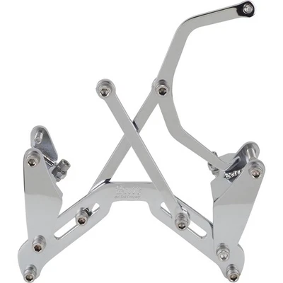 Bills Hot Rod Co.400 Series A/C Unit/Alternator Bracket Set, BBC, Chrome - Image 1 of 4