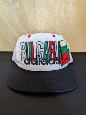 Raro De Colección Adidas Bulgaria Copa Mundial de la FIFA 94' Snapback Sombrero Envejecido Como Vino Fino Foto 1 de 4