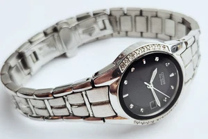 Citizen Damen Diamant Edelstahl Eco-Drive Uhr - läuft super! - Bild 1 von 14