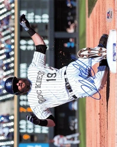 Charlie Blackmon Rockies Signed 8x10 Photo Autograph PSA/DNA AP44212 - Picture 1 of 1