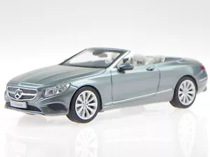 Mercedes A217 S-Class convertible selenit grey modelcar iScale 1:43 - Picture 1 of 4