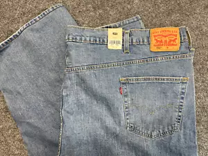 Levi's 550 Jeans Mens 58x30(55x22.5) Blue Denim Big & Tall Relaxed Fit - Picture 1 of 13