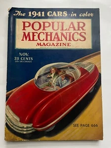 Popular Mechanics Magazine - November 1940 - The 1941 Cars in color, vote count - Picture 1 of 8