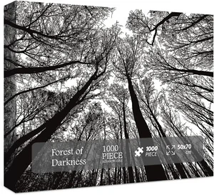 FOREST OF DARKNESS Impossible Puzzle 1000 Piece, Challenging Difficult 27"X20" - Picture 1 of 4