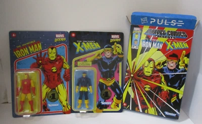 Marvel Legends Iron Man & Cyclops Retro Paquete de 2 Hasbro Pulse Sin usar, en caja Foto 1 de 4