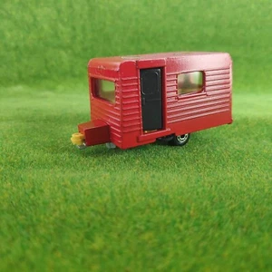 Matchbox 1-75 Caravan Trailer 1978 MB31 / Red / Yellow / Bulgarian Base - Picture 1 of 6