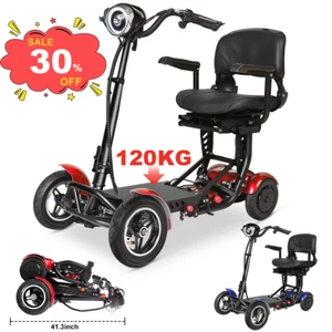Folding Electric Scooter 4 Wheel Power Mobility Scooter for Adult Senior 15.6AH. - Picture 1 of 19