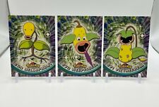 Pokemon Card - Bellsprout, Weepinbell, Victreebell - Topps - Black Logo - 3 Card