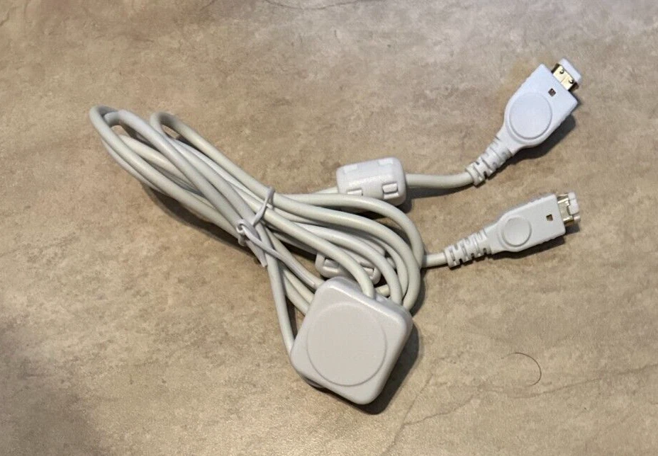 Cabo de ligação Game Boy Advance com conectores OURO VENDEDOR EUA NOVO GBA SP Nintendo - Imagem 1 de 4