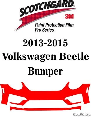 Genuine 3M Scotchgard Paint Protection Pro Series 2015 2016 Volkswagen Beetle - Image 1 of 3