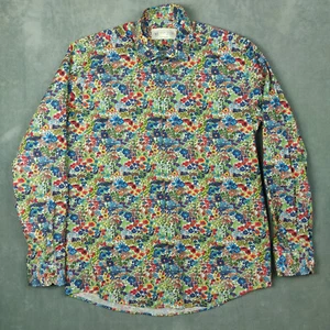Kurt River New York City Shirt Men L Bushwick Spread Classic Fit Floral Colorful - Picture 1 of 11