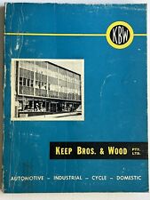 Keep Bros. & Wood Automotive Industrial Cycle Domestic Catalogue