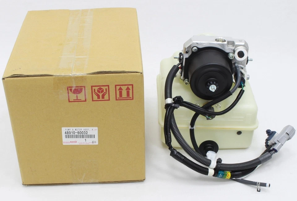 Bomba de control de altura y conjunto de motor TOYOTA genuino Land Cruiser 48910-60033 Japón Foto 1 de 1