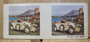 True To Life Stereo Weet Bix 1963๐#2 1911 15 H.P. NAPIER Picture Card๐ - Picture 1 of 2