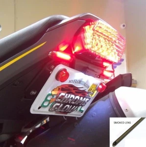 Kit eliminador de guardabarros Honda Grom MSX125 SS con freno LED y señales de giro - humo - Imagen 1 de 5