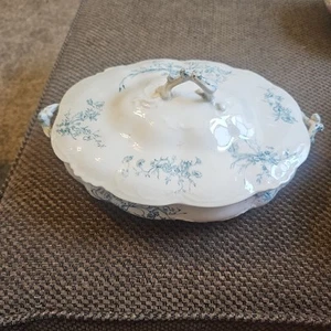 VTG Mellor Taylor & Co England Covered Casserole/Vegetable Dish Semi Porcelain - Picture 1 of 14