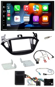 Kenwood DAB USB Bluetooth 2DIN Lenkrad Autoradio für Opel Adam ab 2013 Corsa E - Bild 1 von 12