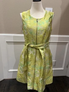 SAMUEL DONG ZIP FRONT PARTY DRESS Sz XL - Picture 1 of 8