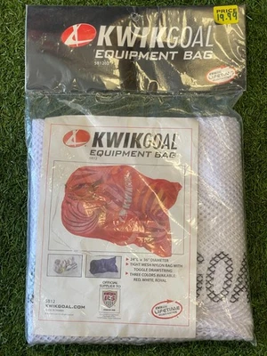 Bolsa de equipo Kwik Goal (blanca, 24 pulgadas X 36 pulgadas) Foto 1 de 3
