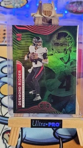 2022 Desmond Ridder Illusions GREEN Parallel ROOKIE Card #3-Falcons - Picture 1 of 2