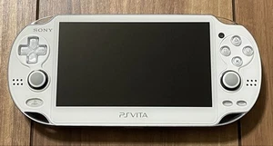 PlayStation Vita Wi-Fi Crystal White PCH-1000 ZA02 Tested - Picture 1 of 7
