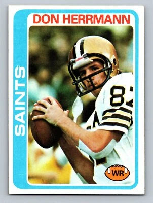 1978 Topps #243 Don Herrmann   New Orleans Saints - Image 1 of 2