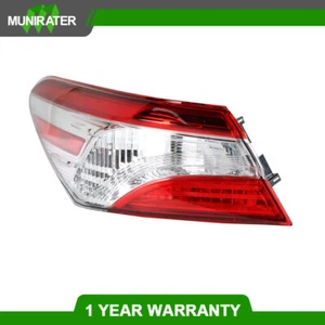 Tail Light Fit FOR Toyota Camry SE LE 2018-2020 Series Red Rear Left Driver Side - Picture 1 of 12