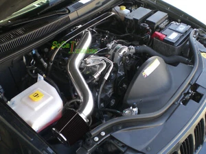 Black Air Intake Kit For 05-10 Jeep Grand Cherokee Commander 3.7 V6 *LONG* - Picture 1 of 1