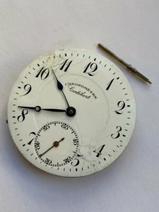RELOJ BOLSILLO VINTAGE PIEZAS MOVIMIENTO RARO CRONÓMETRO CORTEBERT NO FUNCIONA - Imagen 1 de 4