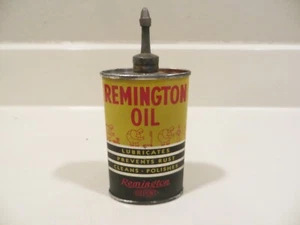 Vintage REMINGTON lead top gun oil Can Empty Very Clean REM HUNTING - Picture 1 of 7