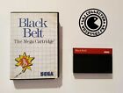 Black Belt - Master System - Sega - No Notice - Case Slightly Damaged 