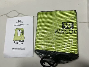 WACOOL Inflatable Snorkel Diving Scuba Vest Jacket for Adult New - Picture 1 of 1