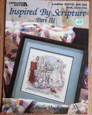 Leisure Arts Leaflet Pattern 2910 "Inspired by Scripture III" by Paula Vaughan - Image 1 of 4