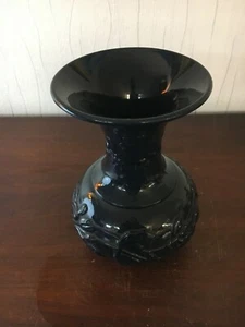 Vaso Blu/Nero In Cristallo O Vetro No BACCARAT - Foto 1 di 6
