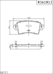 Kit pastiglie freno PER Vauxhall Movano MK I (A) Van 2.5 DTi 84 KW 115 CV - Imagen 1 de 1